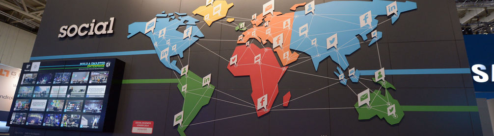 Messestand auf der Cebit 2014