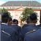 Soldaten legen vor dem Landtag in Mainz ihr Gelöbnis ab.